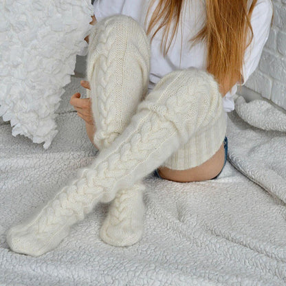 Aurora Knit Overknee Socks – Cozy Long Tube Edition
